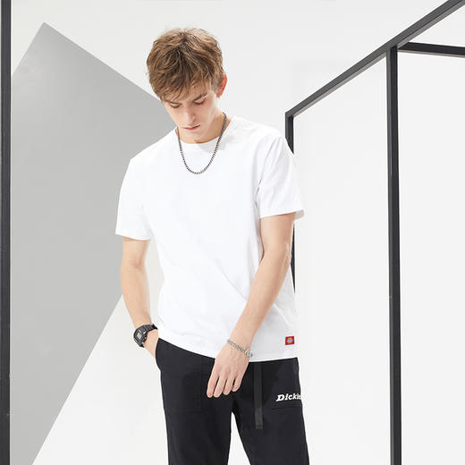 Dickies纯色短袖T恤男圆领休闲百搭宽松打底衫男女上衣DK010359 商品图5