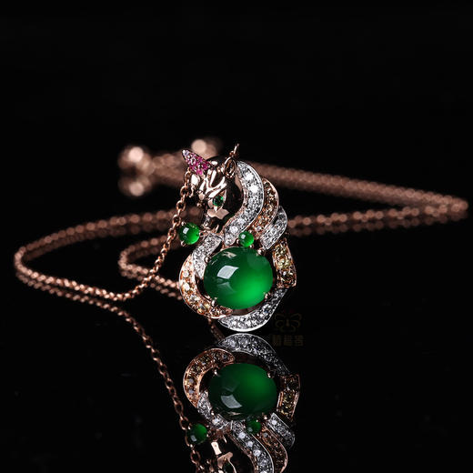 【心有灵犀】满绿独角兽项链GZ12512003 商品图1