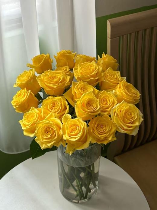 黄色单头玫瑰20枝 商品图2