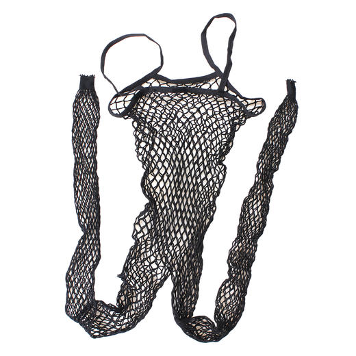 漫渺大码情趣内衣吊带肩带网格女式性感内衣网袜开档连体网衣代发 商品图7