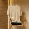 【lyyk-F88003】男子简约舒适亚麻针织短袖圆领T恤！！ 商品缩略图1