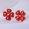 【幸福花】珊瑚耳钉小SH12510035 商品缩略图5