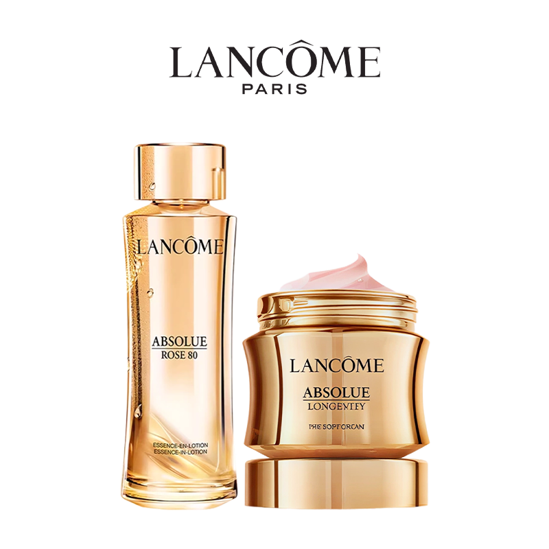 【跨境仓发货】LANCOME兰蔻菁纯面霜60ml（清爽/滋润）+兰蔻菁纯精华柔肤水150ml