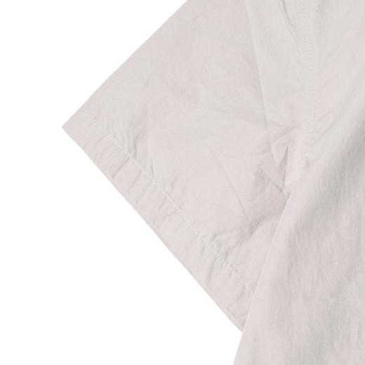 SDSA男装2026新款高贵轻奢基础款宽松短袖衬衫弧形下摆休闲上衣 商品图3