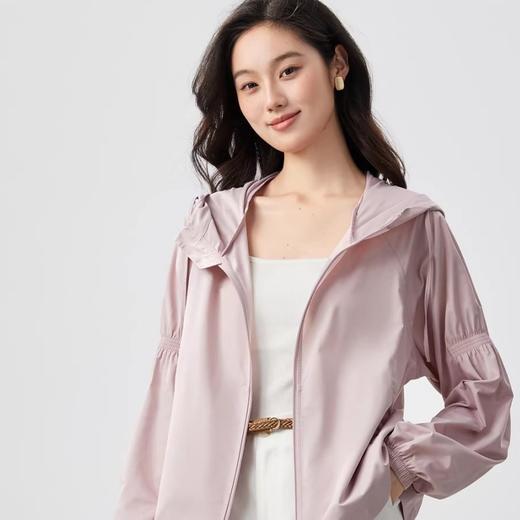 【裸感防晒】2026年新款宾霸凉感防晒衣 90g纸张薄 日本进口旭化成铜氨纤维 自带凉感 连帽防紫外线 宽松 7A抗菌 2661 商品图4