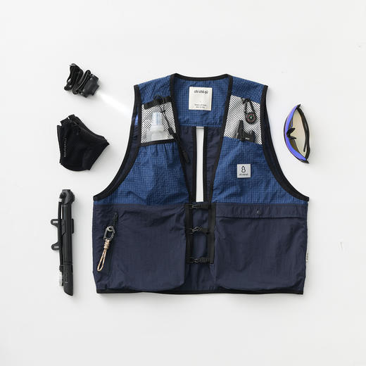 吃茶去chichaqu26春夏户外背袋马甲山系机能骑行徒步越野运动男女 商品图4