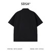 SDSA男装2026新款高贵轻奢新中式简约纯色双口袋立领短袖衬衫百搭 商品缩略图1