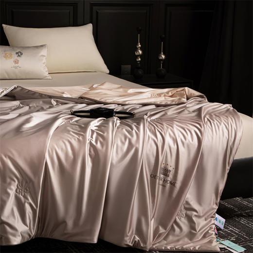 ✨贵妇级面膜被【OETKER-冰锦丝抗菌爽肤水光被】🌟超星级国际大师酒店御用面料，丝滑柔顺赛真丝✅不易变形、不褪色✅打理0难度，随意机洗无压力 商品图0