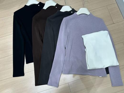 【门店同款】ENJOY冬季简约修身半高领打底 168248229 商品图4