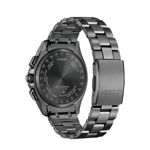 西铁城/CITIZEN光动能电波舒博™钛ATTESA高端限量款红月男士腕表BY1005-73Z 商品图4