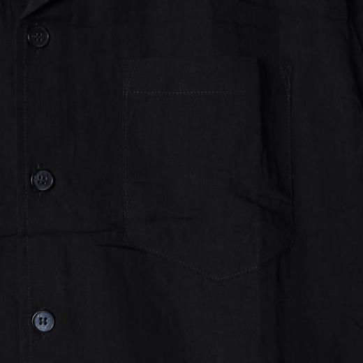 SDSA男装2026新款高贵轻奢古巴领短袖衬衫宽松落肩休闲上衣 商品图3