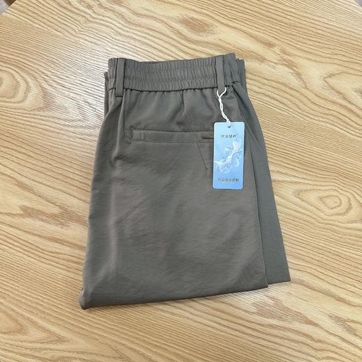 免烫抗皱松紧腰抽绳夏季薄款直筒修身男长裤   YMXZ-S6161 商品图2