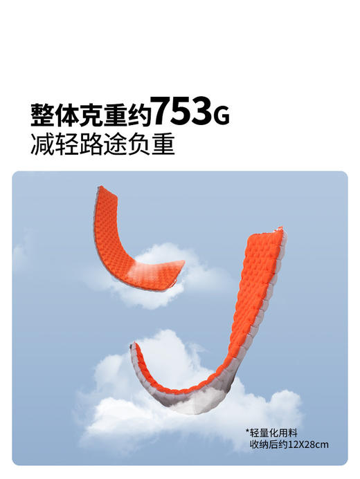 牧高笛狮子3.9气垫防潮垫户外地垫露营隔凉垫隔潮轻量化高r值睡垫 商品图1