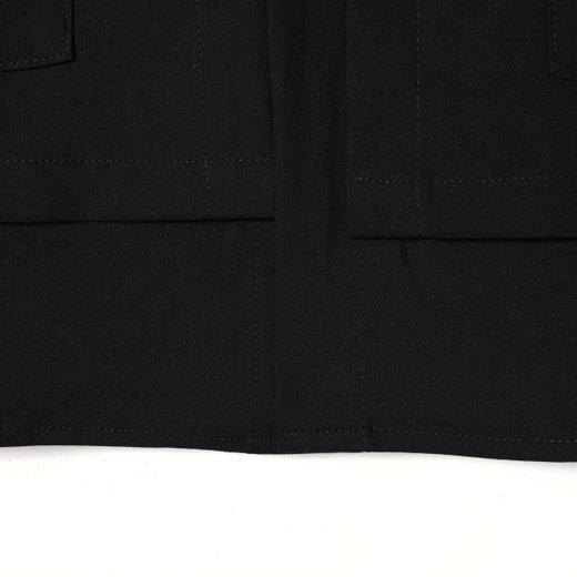 SDSA男装2026新款高贵轻奢新中式简约纯色双口袋立领短袖衬衫百搭 商品图4