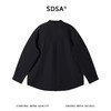 SDSA男装2026新款高贵轻奢潮牌新中式立领衬衫暗门襟宽松长袖衬衫 商品缩略图4