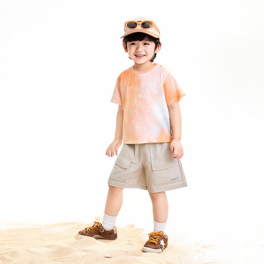 【实体店同款】男童圆领短袖针织衫夏季新款安奈儿童装XB621176 商品图3