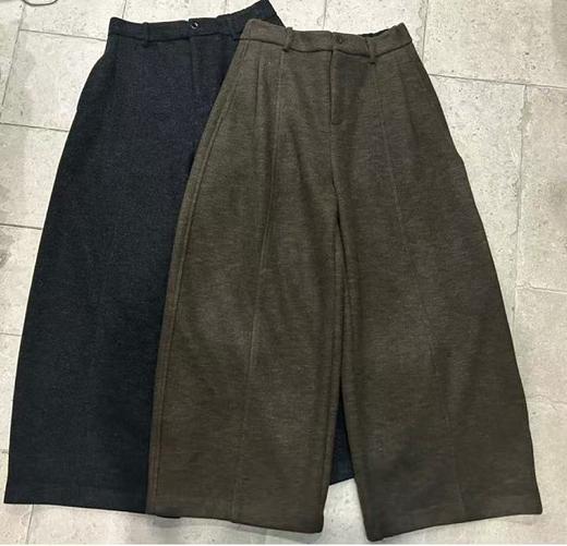 【门店同款】ENJOY冬季半松紧腰头弯刀时装裤 168247736 商品图0