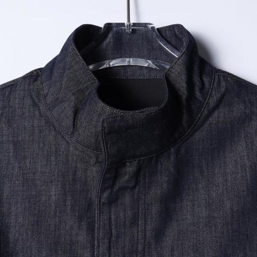 SDSA男装2026新款高贵轻奢时尚复古立领松紧下摆马甲百搭舒适上衣 商品图1