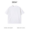 SDSA男装2026新款轻奢立体口袋三角领结构剪裁宽松短袖T恤百搭 商品缩略图0
