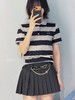 女款条纹短袖polo衫hu017 商品缩略图2