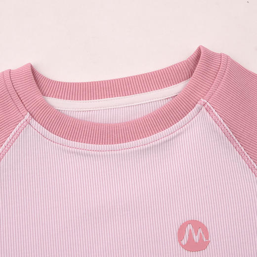 棉果果夏季新品女童螺纹凉感运动T恤M222140426303 商品图2