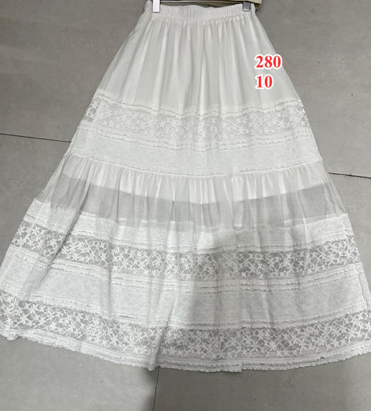 【门店同款】ENJOY夏季拼接蕾丝大摆半裙 162899135 商品图0