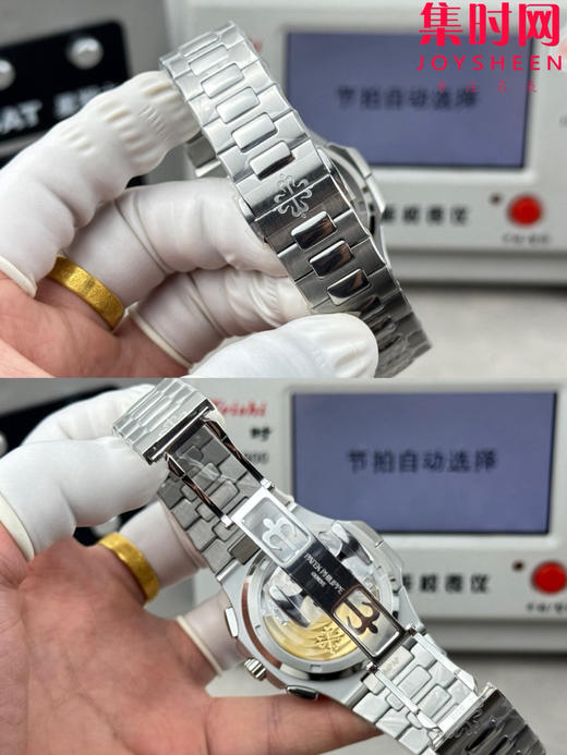 P1百达翡丽鹦鹉螺系列5990/1A 男士腕表 表径40.5mm 对版功能 商品图7