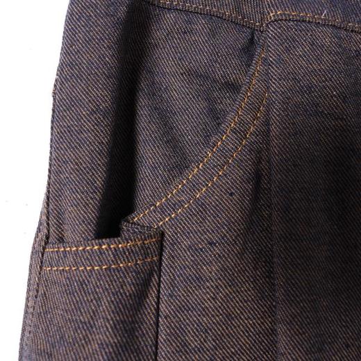 SDSA男装2026新款高贵轻奢时尚简约复古褶皱直筒牛仔裤百搭舒适 商品图3