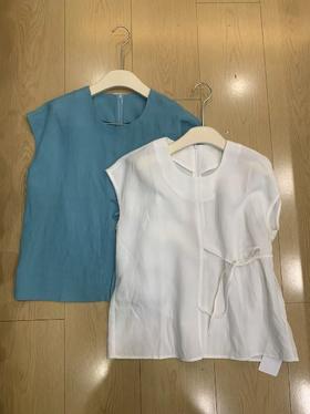 【门店同款】ENJOY夏季韩系侧绑带上衣 162743739