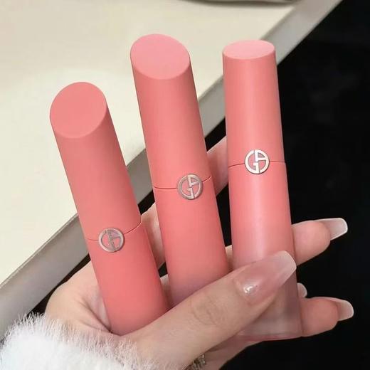 【上新特惠】阿玛尼新品粉管唇釉缎光版 #18 #19 #20红管口红4ml 商品图2