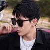 【防晒 + 颜值双在线！】时尚新款墨镜女高级感眼镜潮男士开车防晒防紫外线大脸网红太阳镜。xb 商品缩略图1