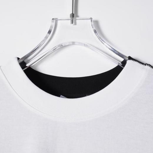 SDSA男装2026新款高贵轻奢网纹晕染印花宽松圆领短袖T恤百搭上衣 商品图3