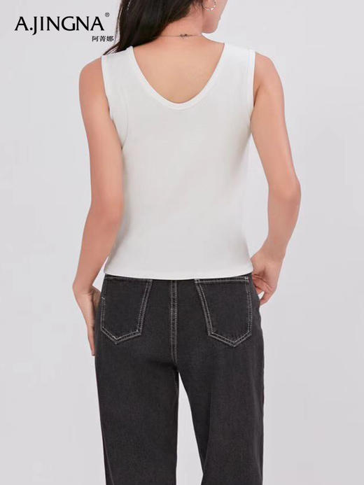 【刚需内搭】阿菁娜正反两穿的修身背心F31C301028 商品图3