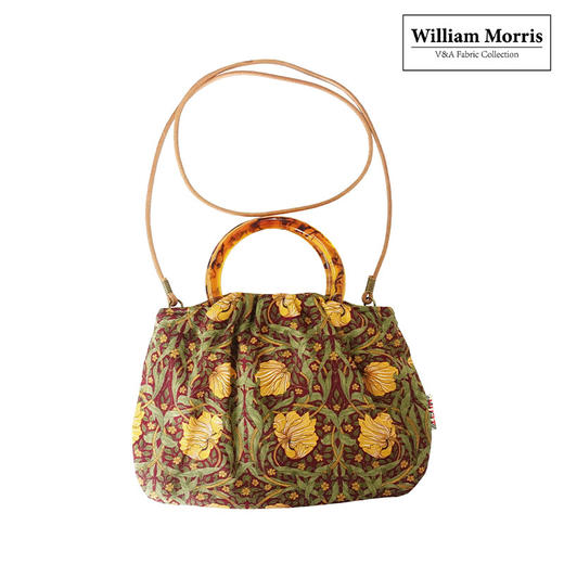 HUJI祤集Sunrise手提斜挎包WilliamMorris花鸟系列 商品图3