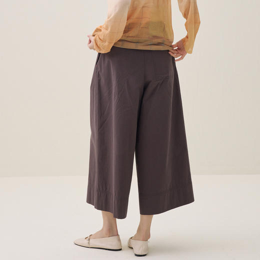 谜底阔腿裤九分裤2026年夏季新品棉质透气松弛感裙裤女262MK0464 商品图2