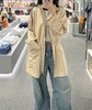 女款收腰中长款外套zh015 商品缩略图2