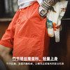 马登工装美式橘红色海边度假沙滩短裤塔丝隆外穿休闲五分裤男夏季 商品缩略图2