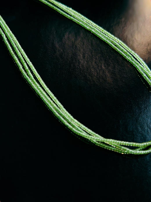 春日绽放 | 天然绿松石 青金石 橄榄石彩宝项链 商品图11