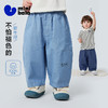 迷你巴拉巴拉男童宝宝裤子2026夏季新品轻薄透气仿牛仔儿童九分裤 商品缩略图0