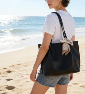 「两种包型-托特包/水桶包」洛诗琳定制“头层牛皮”大容量单肩包高级感简约通勤真皮手提包63523/63713