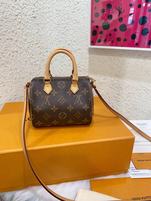 LV sp nano 老花 斜挎包 商品图0