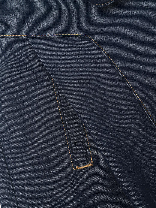 2026 夏季新款高腰阔腿牛仔裤女 复古深蓝垂感显瘦 小个子通勤百搭带腰带拖地裤 商品图3