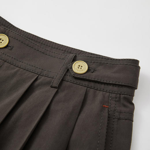 谜底阔腿裤九分裤2026年夏季新品棉质透气松弛感裙裤女262MK0464 商品图3