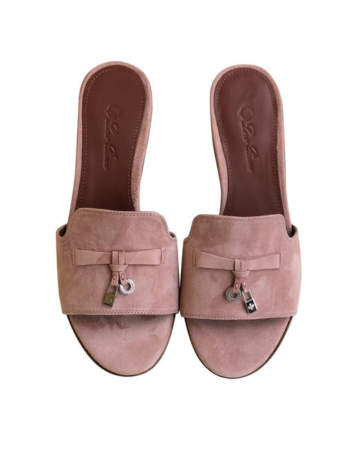 女款吊坠中跟拖鞋fe015 商品图1