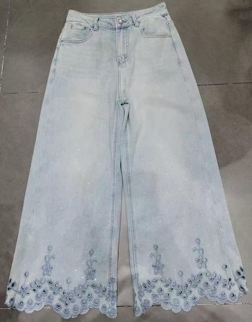 【门店同款】ENJOY夏季重工艺烫钻九分裤 163596574 商品图0