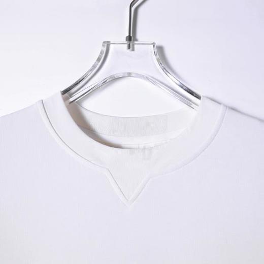 SDSA男装2026新款轻奢立体口袋三角领结构剪裁宽松短袖T恤百搭 商品图1