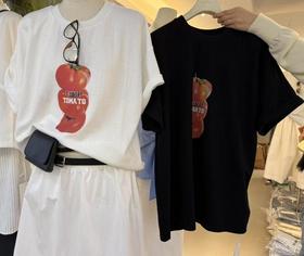 【门店同款】ENJOY夏季番茄图案T恤 162281571