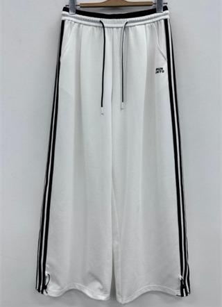 NC松紧腰抽绳双织带阔腿裤51220（白）夏季161011890321 商品图0