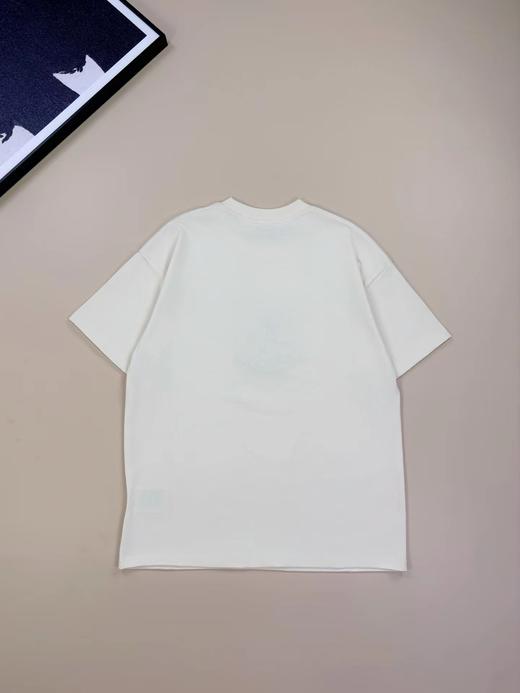 F040315夏季新款复古字母刺绣男女同款时尚百搭舒适亲肤短袖T恤 商品图5