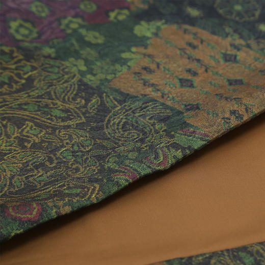 RF404斯尔丽26新款新中式提花双色深V宽松廓形挡肉百搭马甲 商品图7